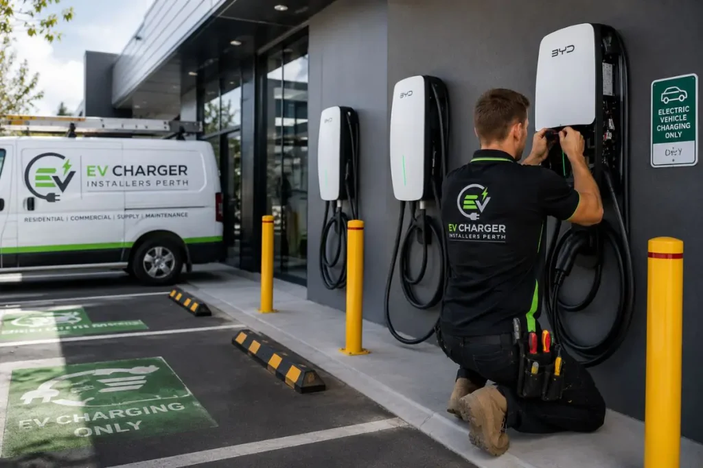Commercial EV Charger Installations Perth
