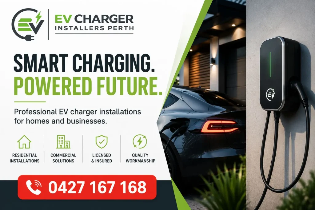 Perth EV Charger Installers servicing areas in Perth WA