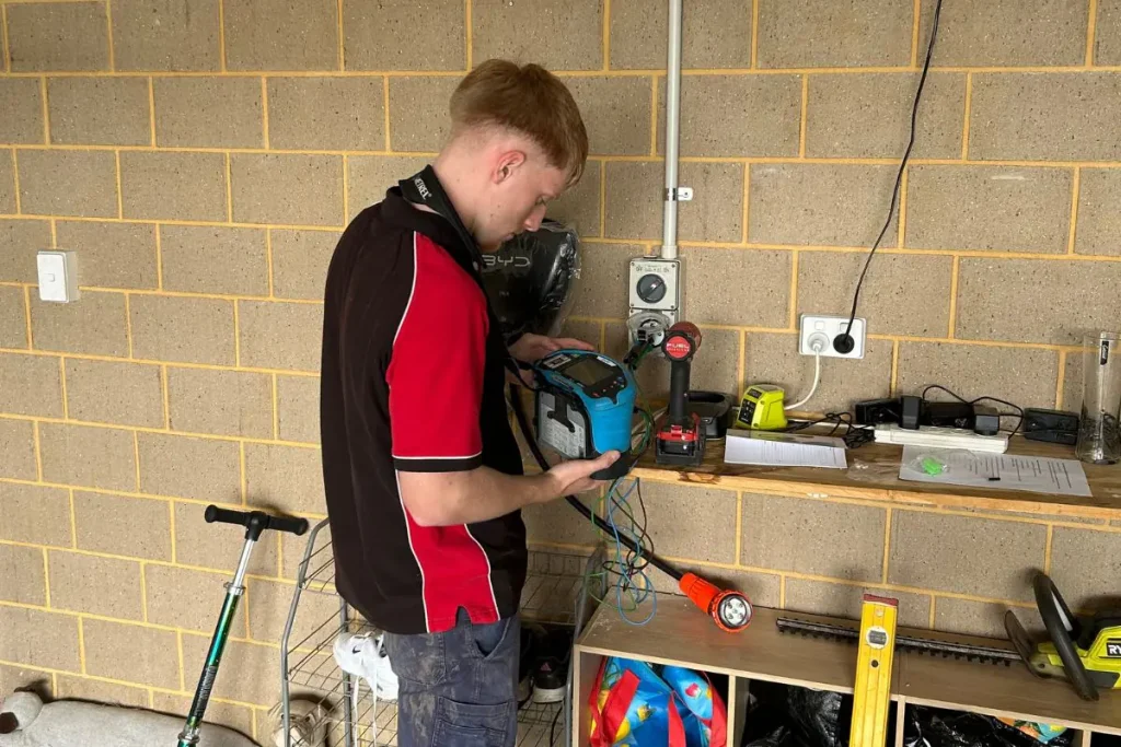 Tesla EV Charger Installation safety check in Ascot by EV Charger Installers Perth