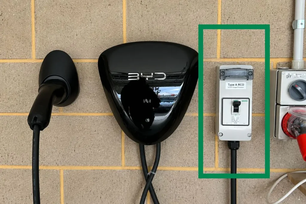 BYD EV Charger with Type A RCD Protection in Brookdale